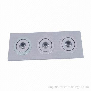 Rectangle LED Downlight with 540lm Luminous Flux